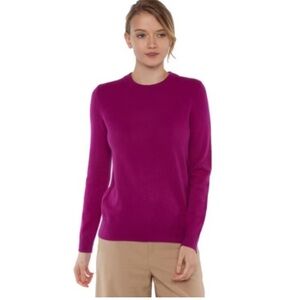 Charter Club Women's Cashmere Luxury Sweater - Fuchsia